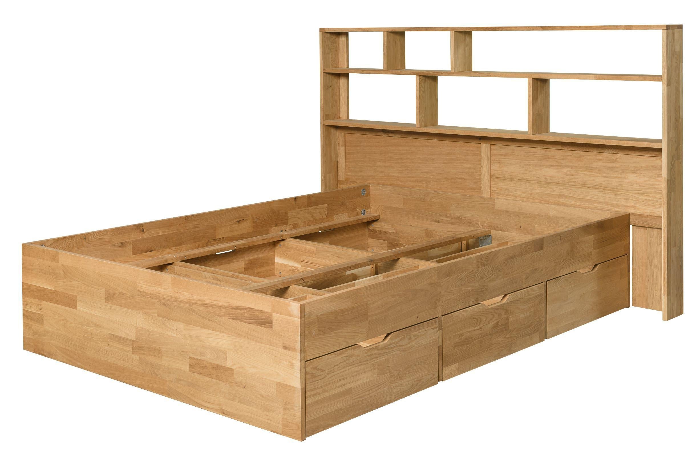 NordicStory Cabecero de madera maciza de roble